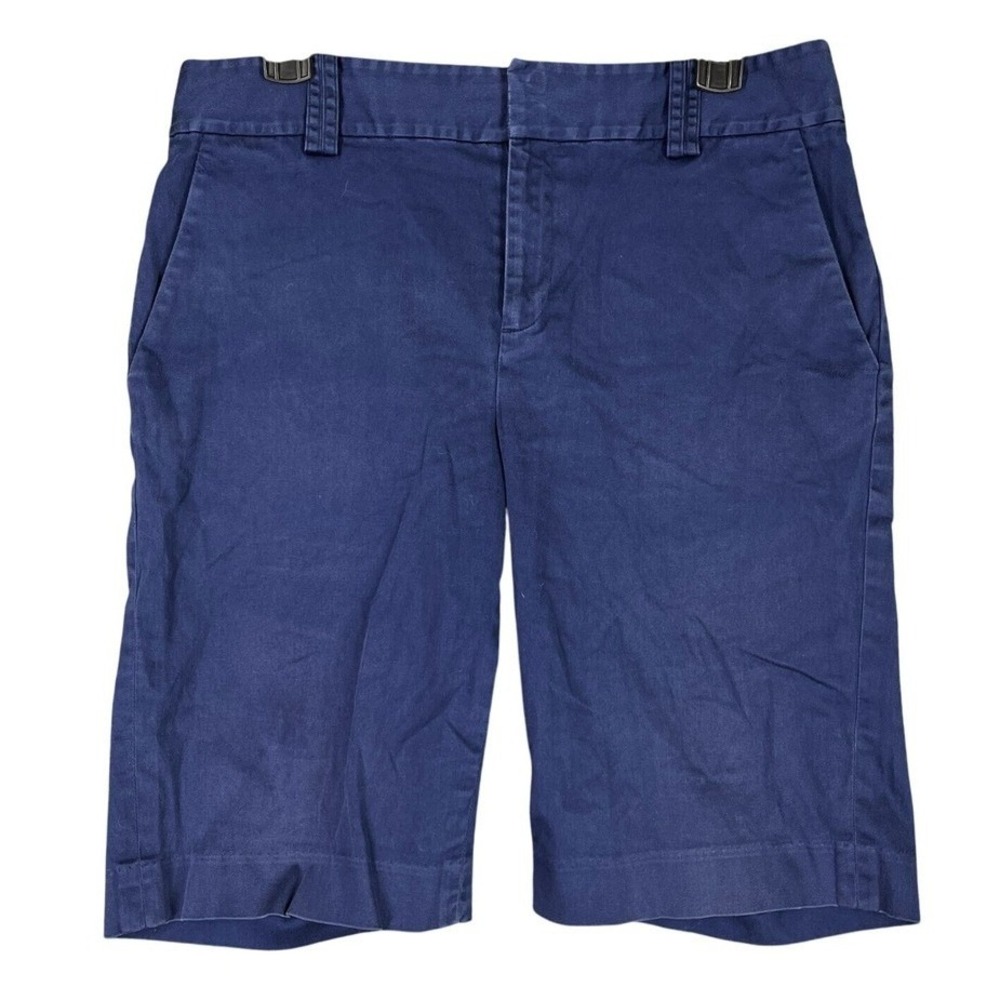 Lauren Ralph Lauren Tailored Stretch Shorts 8 Classic Casual Mid Rise Flat Front